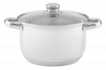 Puodas Maku 647527, 22 cm, 4.2 l, skaidri sp.