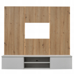 Svetainės baldų komplektas ASM Xari L2, vidaus, artisan oak/clay grey sp.