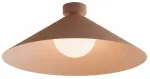 &Scaron;viestuvas lubų Emibig Mono 1L 1882/1L, E14, 1 x 10 W, balta sp. / oranžinė sp., 50 x 50 cm