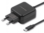 Telefono įkroviklis Qoltec AZQOLUL00050197, USB/USB Type-C, juoda sp., 12 W