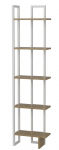 Pastatoma lentyna Kalune Design Alice 875ZNA3615, ruda sp./balta sp., 180 cm x 21.6 cm x 45.2 cm