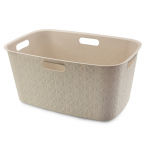 Skalbinių krep&scaron;ys Curver Softex, 45 l, smėlio sp., 57 cm x 27 cm
