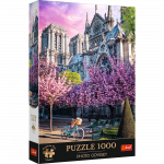 Dėlionė Trefl Premium Plus Notre Dame Cathedral Of Paris, 68.3 cm x 48 cm, 1000 vnt., įvairių spalvų