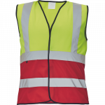 Liemenė universalus Cerva Lynx Duo HV, raudona/geltona, XXL dydis