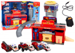 Žaislinė gaisrinės stotis Lean Toys City Action Racing Team, įvairių spalvų