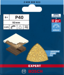 &Scaron;lifavimo lapas Bosch Expert 2608900823, 40, 9.3 cm x 9.3 cm, 5 vnt.