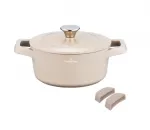 Puodas Swiss Haus Zurich Luxury SH-ZC28BE, &Oslash;28 cm, 6.3 l, smėlio sp.
