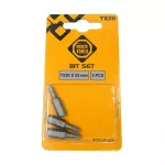 Atsuktuvų antgalių komplektas Forte Tools BT03-25TX20, TX20, 25 mm
