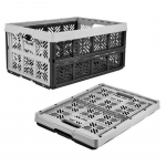 Daiktadėžė, transportavimui Keeeper 10224, 32 l, juoda sp./pilka sp., 48 x 35 x 23 cm