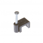 Kabelio laikiklis Chs CHF4.1 x 6, balta sp./juoda sp., 100 vnt.