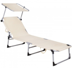 Lauko gultas Springos Garden Lounge GC0039, &scaron;viesiai ruda sp., 188 cm x 57 cm x 70 cm