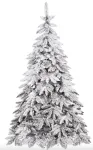 Dirbtinė Kalėdų eglutė apsnigta Springos Caucasian CT0126, 250 cm, su stovu