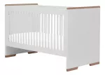 Kūdikio lovytė Pinio Snap 023-011-210, balta sp., 70 x 140 cm, be patalynės dėžės, be čiužinio