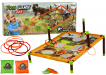 Mėtymo į taikinį žaidimas Toss Game 2in1 Dinosaur World, įvairių spalvų