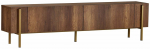 Televizoriaus spintelė Nordure Nexus, aukso sp./rie&scaron;uto sp., 29.5 cm x 180 cm x 45.5 cm