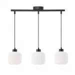 &Scaron;viestuvas lubų Candellux Lighting Estilo 33-49957, E27, 3 x 40 W, balta sp. / juoda sp.