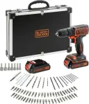 Gręžtuvas su akumuliatoriumi Black & Decker BDCDD12BAFC-QW, 10.8 V, 1.5 Ah