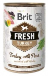 &Scaron;lapias &scaron;unų maistas Brit Fresh, kalakutiena, 0.4 kg
