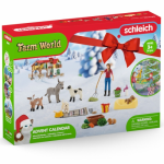 Advento kalendorius Schleich Farm World 98983, 24 vnt., įvairių spalvų