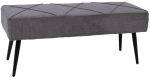 Prie&scaron;kambario suoliukas Home4you Kelsi, pilka sp., 100 cm x 36 cm x 43 cm