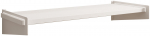 Sieninė lentyna ADRK Ovo, balta sp./balta matinė sp., 10 cm x 23.5 cm x 60 cm