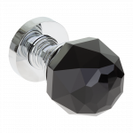 Durų rankena, vidaus Kuchinox Crystal KTK_09NB, juoda sp./chromo sp.