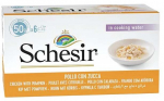 &Scaron;lapias kačių maistas Schesir Chicken With Pumpkin, vi&scaron;tiena, 6x50g