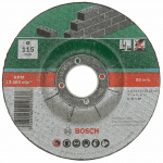 Pjovimo diskas kampiniam &scaron;lifuokliui Bosch, 115 mm x 2.5 mm x 22.23 mm