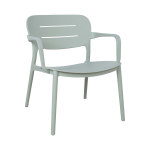 Lauko kėdė Home4you Mango, žalia sp./pilka sp., 66 cm x 64 cm x 75.5 cm