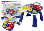 Vaikų žaidimo stalas Lean Toys 2in1 MultiFunction, 23 cm, mėlyna sp.