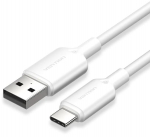 Laidas Vention CTQWF, USB Type C/USB Type A, 100 cm, balta sp., 60 W