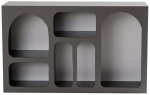 Konsolinis staliukas Kalune Design Liva, antracito sp., 35 cm x 120 cm x 74 cm
