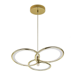 &Scaron;viestuvas lubų Light Prestige Azina, LED, 3000 - 6000 &deg;K, 3 x 9 W, aukso sp./balta sp.