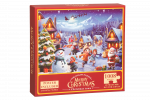 Advento kalendorius I-Play Merry Christmas, 50 cm x 70 cm, 1008 vnt., įvairių spalvų