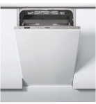 Įmontuojama indaplovė Whirlpool WSIO3T223PCEX, nerūdijančiojo plieno sp.