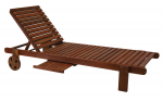 Lauko gultas Home4you, ruda sp., 196 cm x 61 cm x 80 cm