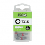 Atsuktuvų antgalių komplektas Essve TX1, &Oslash;25 mm