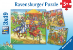 Dėlionė 3in1 Ravensburger Knight Tournament 051502, 147 vnt.