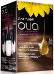 Plaukų dažai Garnier Olia Midnight, capuccino, 5.3, 60 ml