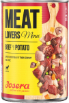 &Scaron;lapias &scaron;unų maistas Josera Meat Lovers MenuBeef & Potatoe, jautiena/mėsa/bulvės, 0.4 kg