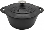 Puodas King Hoff KH-1476, 24 cm, 4 l, juoda sp.