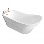 Vonia, laisvai pastatoma AMO-1036D-AU, 170 cm x 80 cm x 72 cm, balta sp.