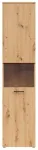 Vitrina MultiDo, artisan oak sp., 40 cm x 45 cm x 195 cm