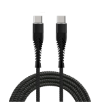 Laidas Fusion Accessories, 2 x USB-C, 15 cm, juoda sp., 65 W