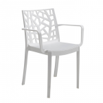 Lauko kėdė Bica Matrix Armchair, balta sp., 58 cm x 55 cm x 82 cm