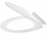 Unitazo sėdynė su dangčiu Kuchinox Slim, balta sp., 45.3 cm x 37.5 cm