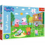 Dėlionė Trefl Peppa Pig 14342, 40 cm x 60 cm, 24 vnt., įvairių spalvų