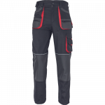Darbo kelnės vyrams Fridrich & Fridrich Hans, antracito sp./juoda sp., 64 dydis