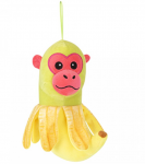 Pliu&scaron;inis žaislas beždžionė Brainrot Chimpanzini Bananini, geltona sp., 25 cm