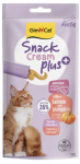 Skanėstas katėms Gimcat Snack Cream Plus Senior, la&scaron;i&scaron;a/moliūgas, 0.015 kg, 15 vnt.